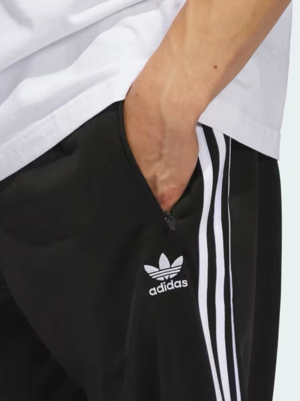 Adidas Original Adicolor Firebird Black Track Pants Men Size NWT